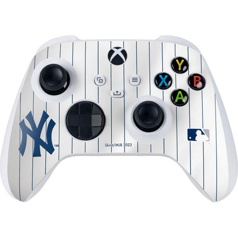 MLB New York Yankees Home Jersey Xbox Series S Controller Skin